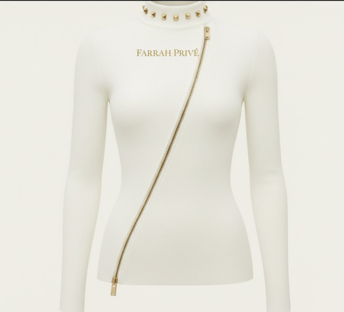 Farrah Privé™ Élan Luxe Sweater — Ivory Élan