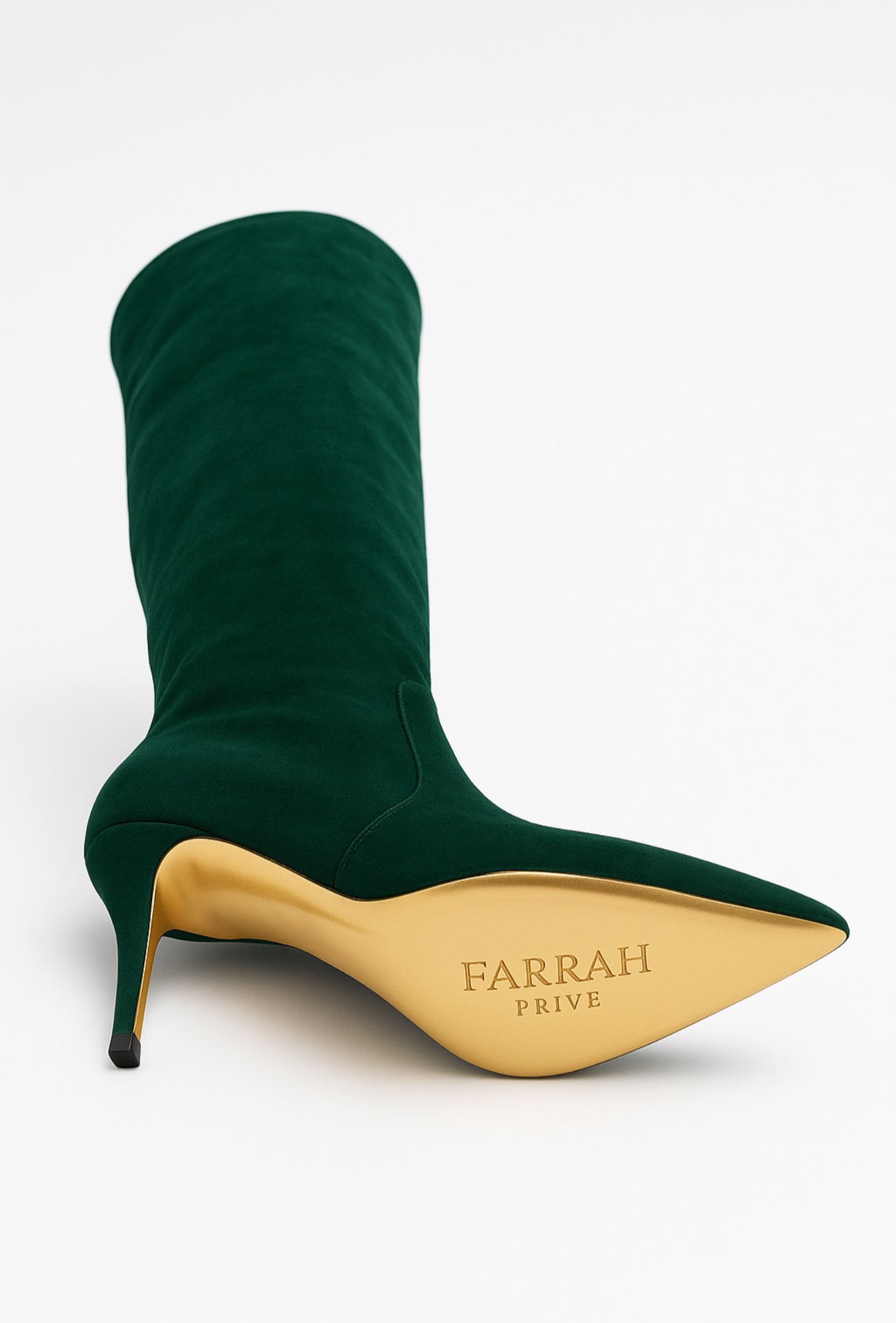 The Gilded Icon Boot — Emerald Edition