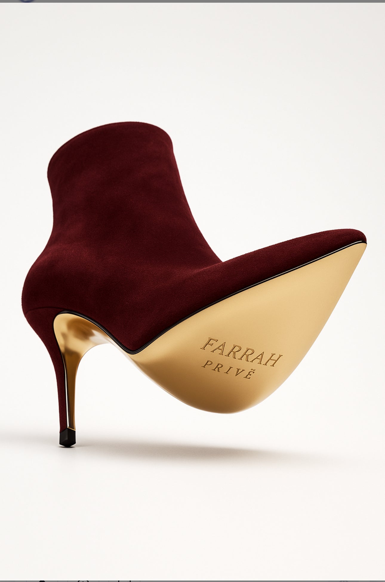 The Gilded Muse Bootie — Bordeaux Edition