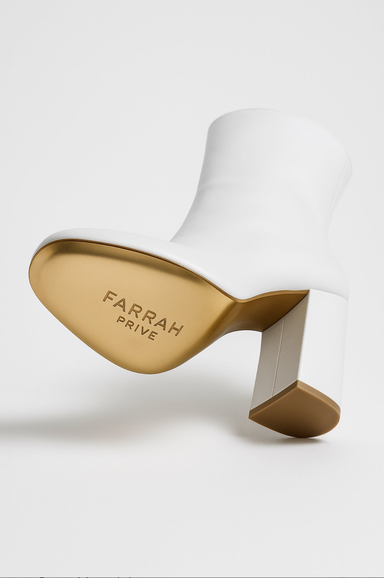 The Gilded Icon Boot — Ivory Prestige & Royal Gold