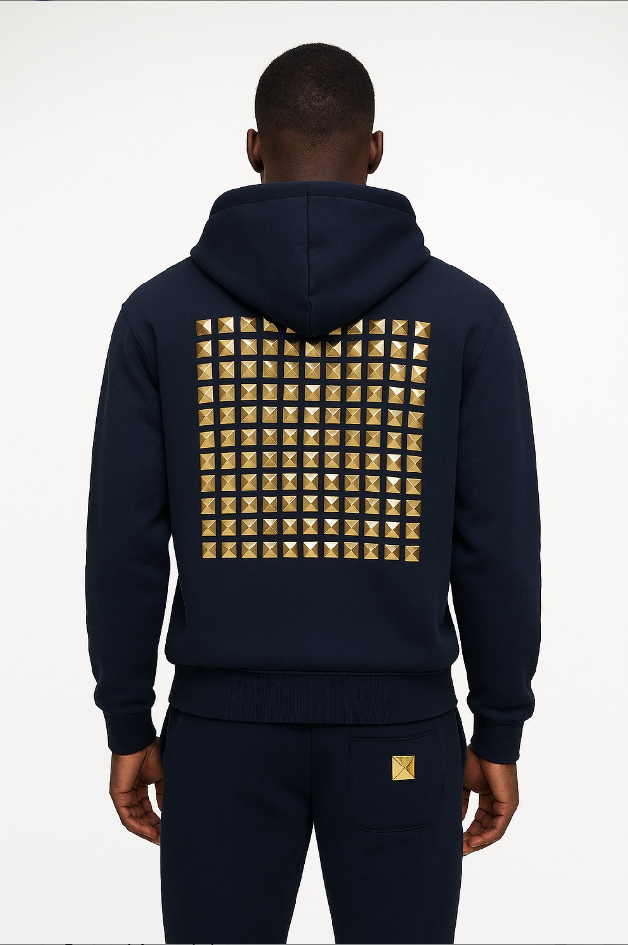 The Dynasty Elite Jogger Set — Midnight Noir & Royal Gold