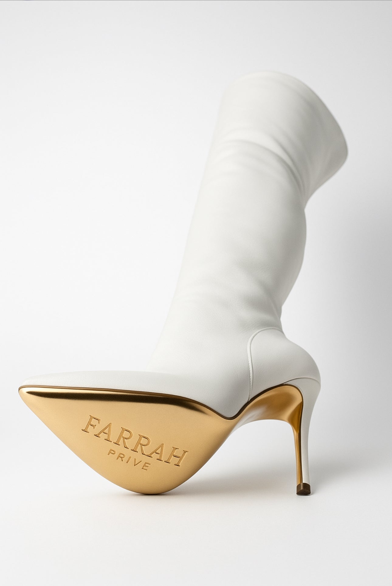 The Gilded Icon Boot — Vanilla Luxe & Royal Gold