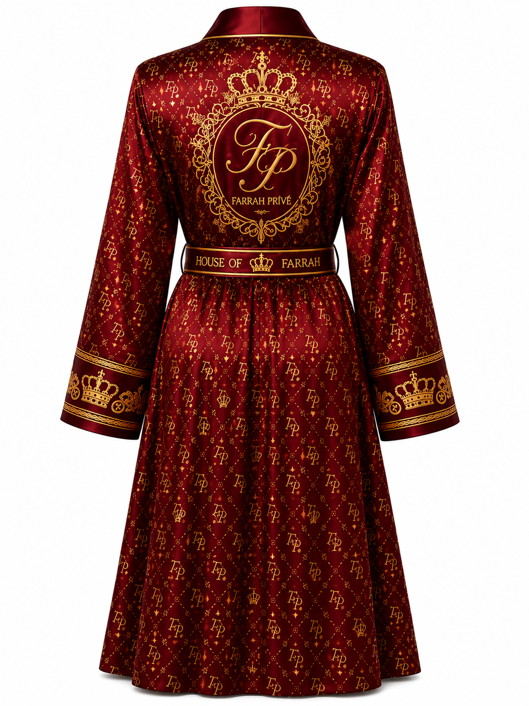 Farrah Privé' Robe – Crimson Dynasty