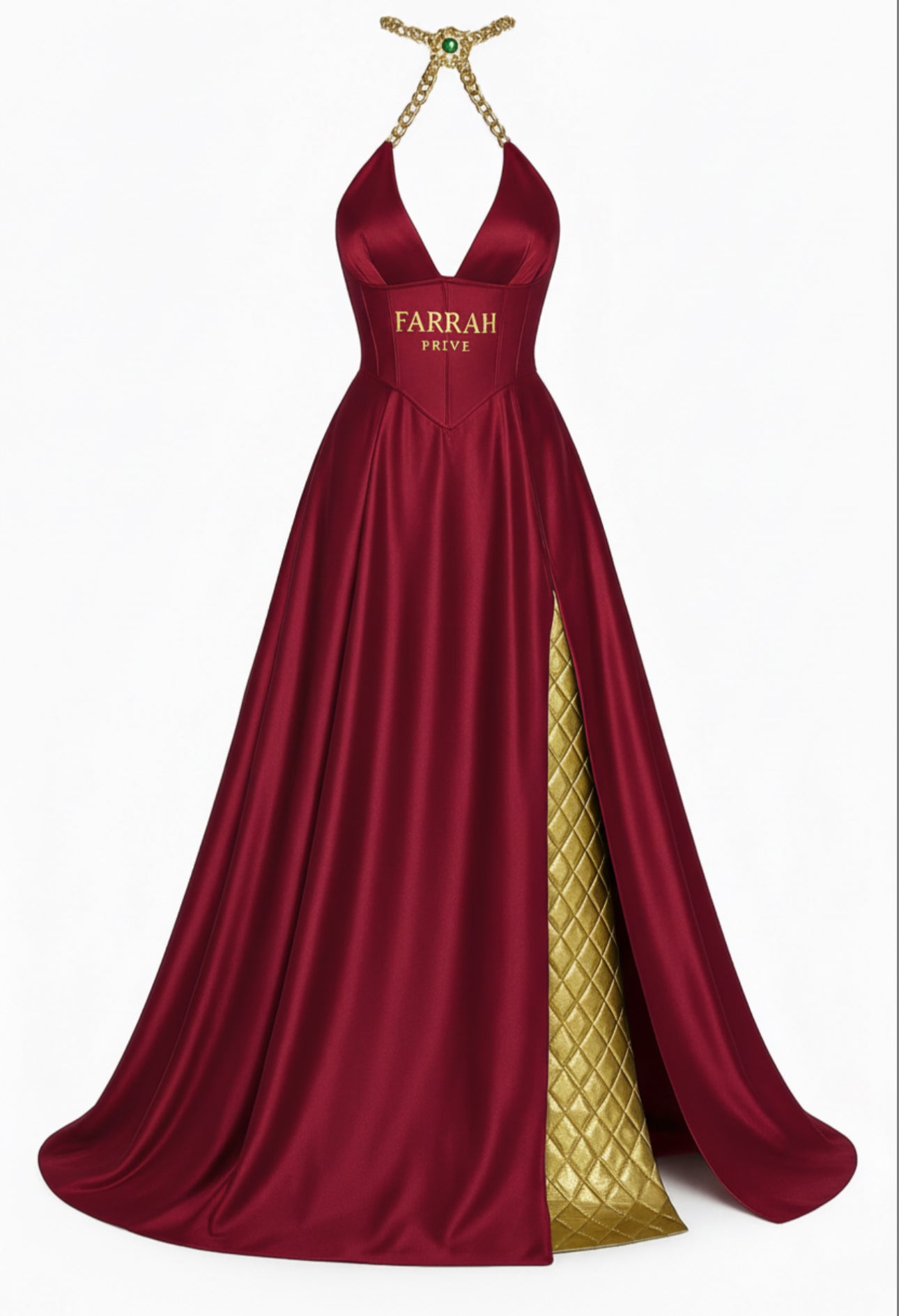 Privé Dynasty Halo Gown