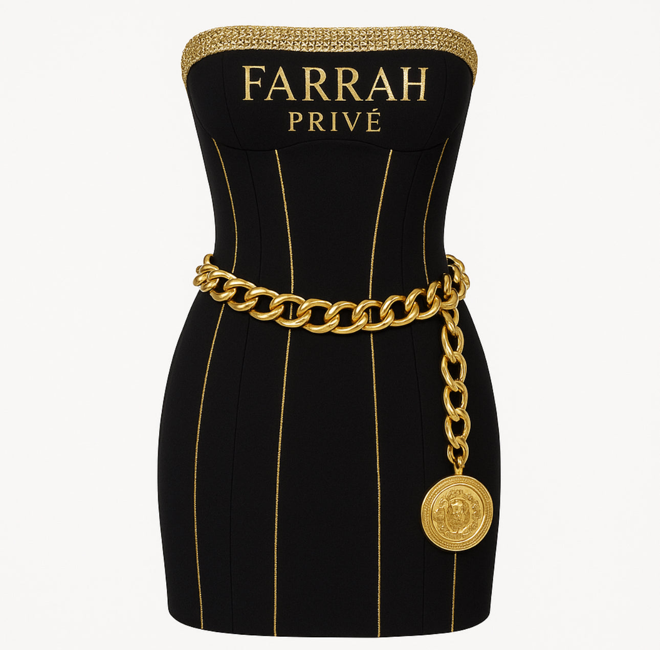 The Sovereign Silhouette Dress — Farrah Privé™
