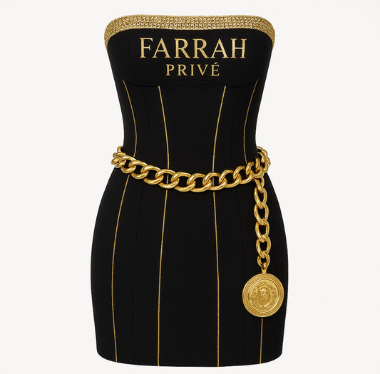 The Sovereign Silhouette Dress — Farrah Privé™