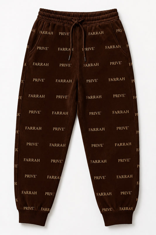 Farrah Privé™ Signature Monogram Jogger — Chocolate