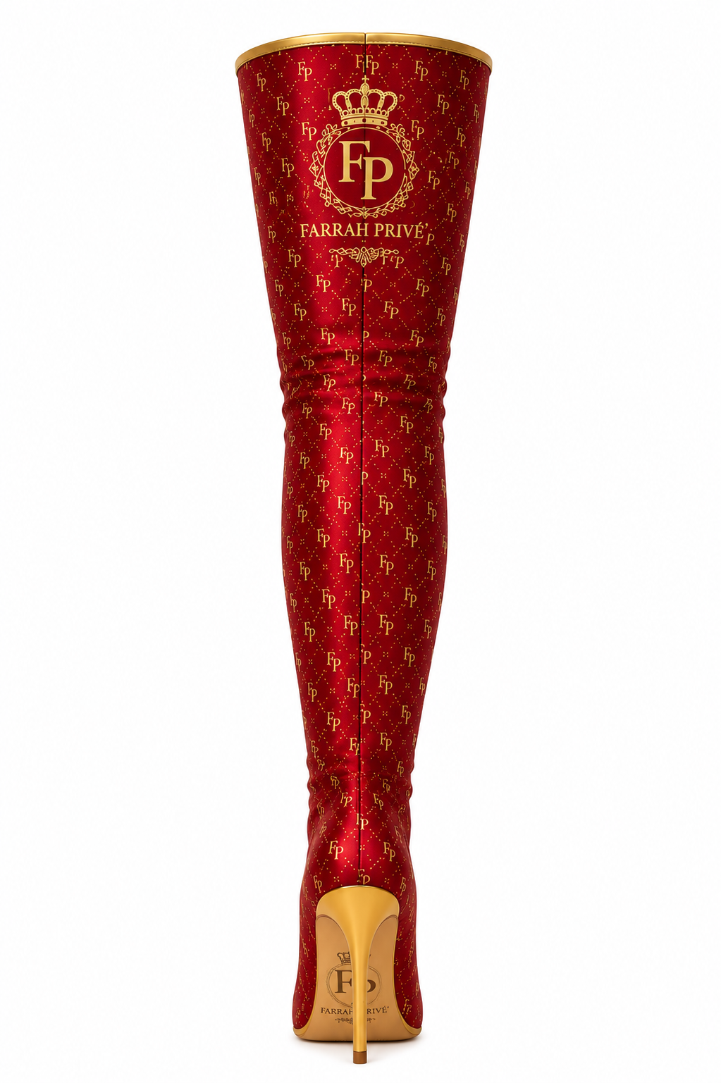 Farrah Privé’ Ruby Empire Over-the-Knee Boots