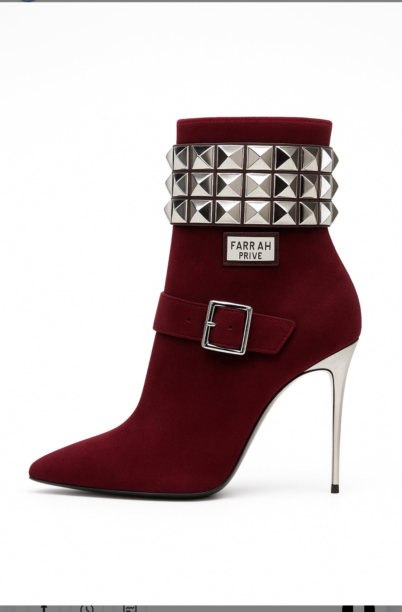 The Gilded Muse Bootie — Bordeaux Edition