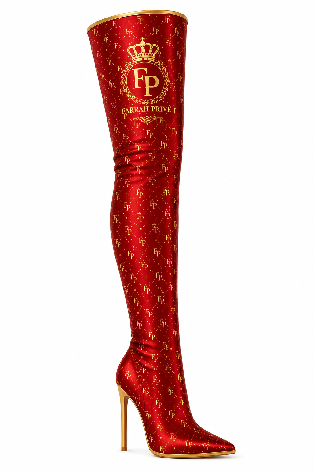 Farrah Privé’ Ruby Empire Over-the-Knee Boots