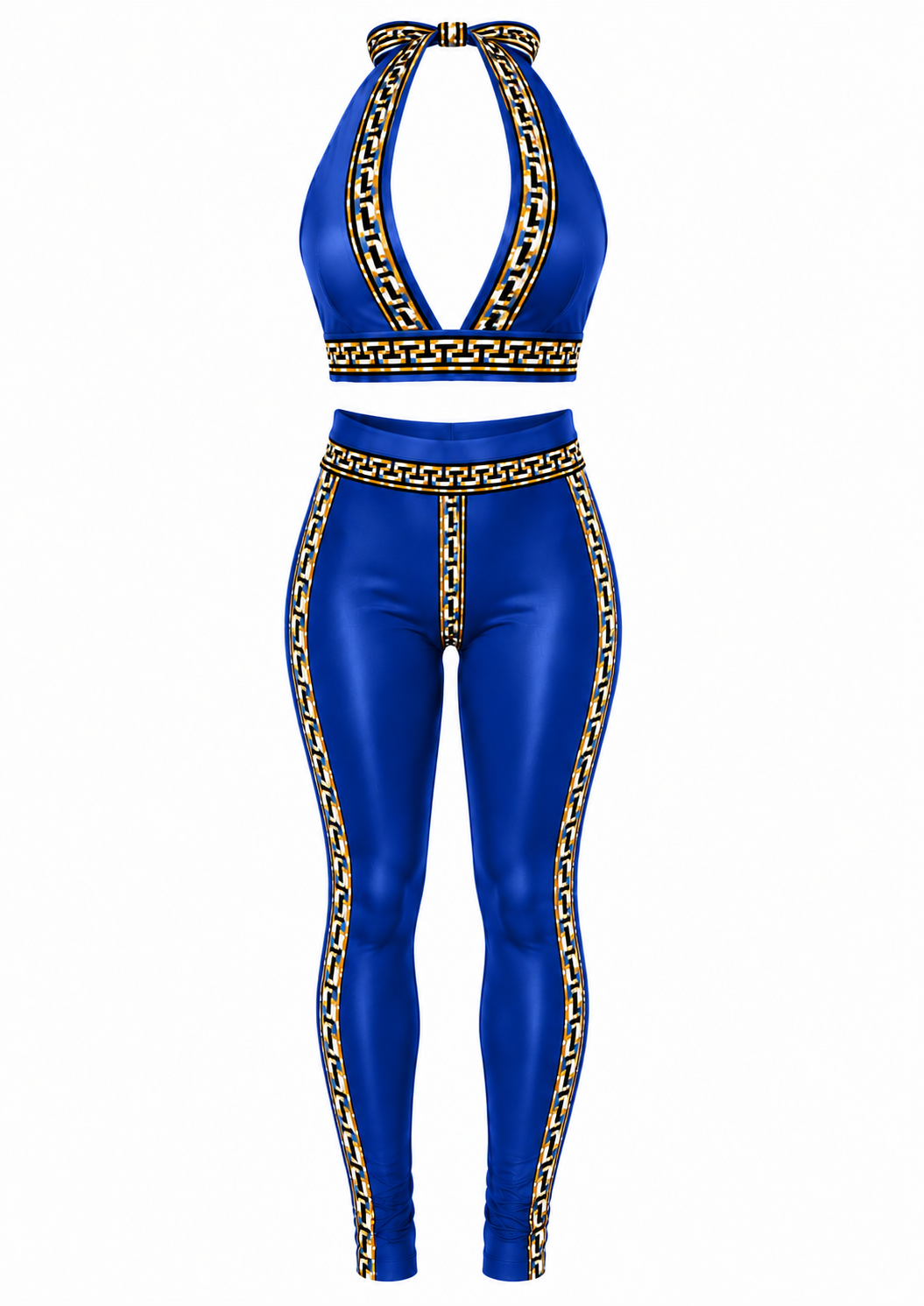 Farrah Privé™ Royal Blue Signature Greek Key Set