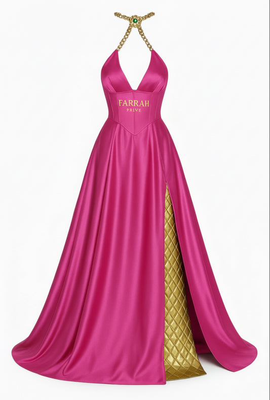 Privé Dynasty Halo Gown