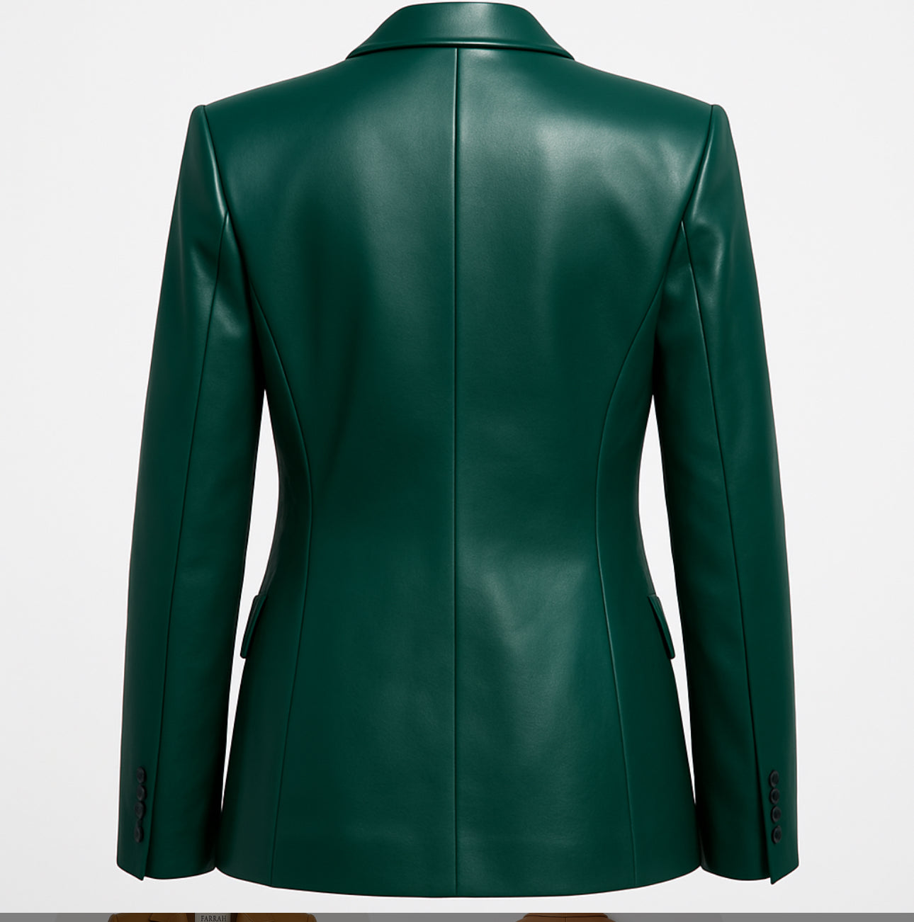 Farrah Privé Blazer – Sculpted Gold Edition (Crafted to Order)