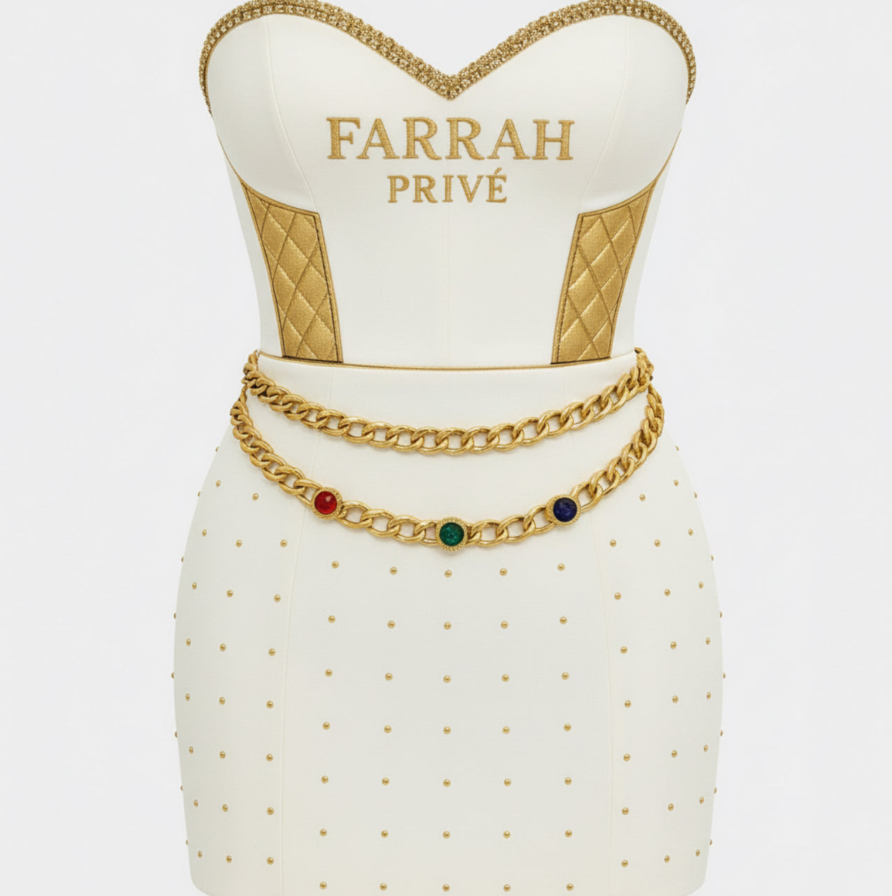 Royal Obsession™ Regal Chain Corset Mini