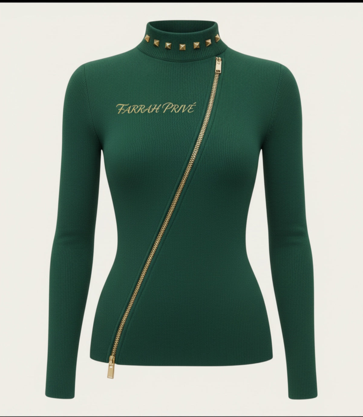 Farrah Privé™ Élan Luxe Sweater — Emerald Royale