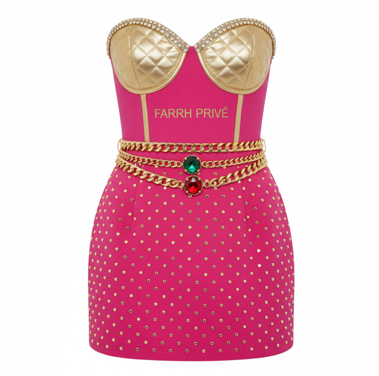 Royal Obsession™ Regal Chain Corset Mini