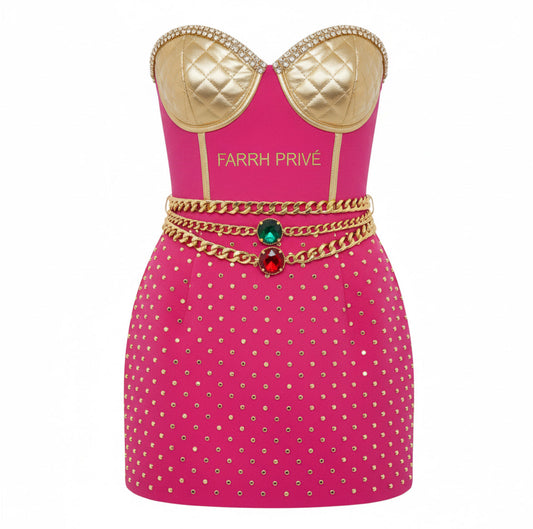 Royal Obsession™ Regal Chain Corset Mini