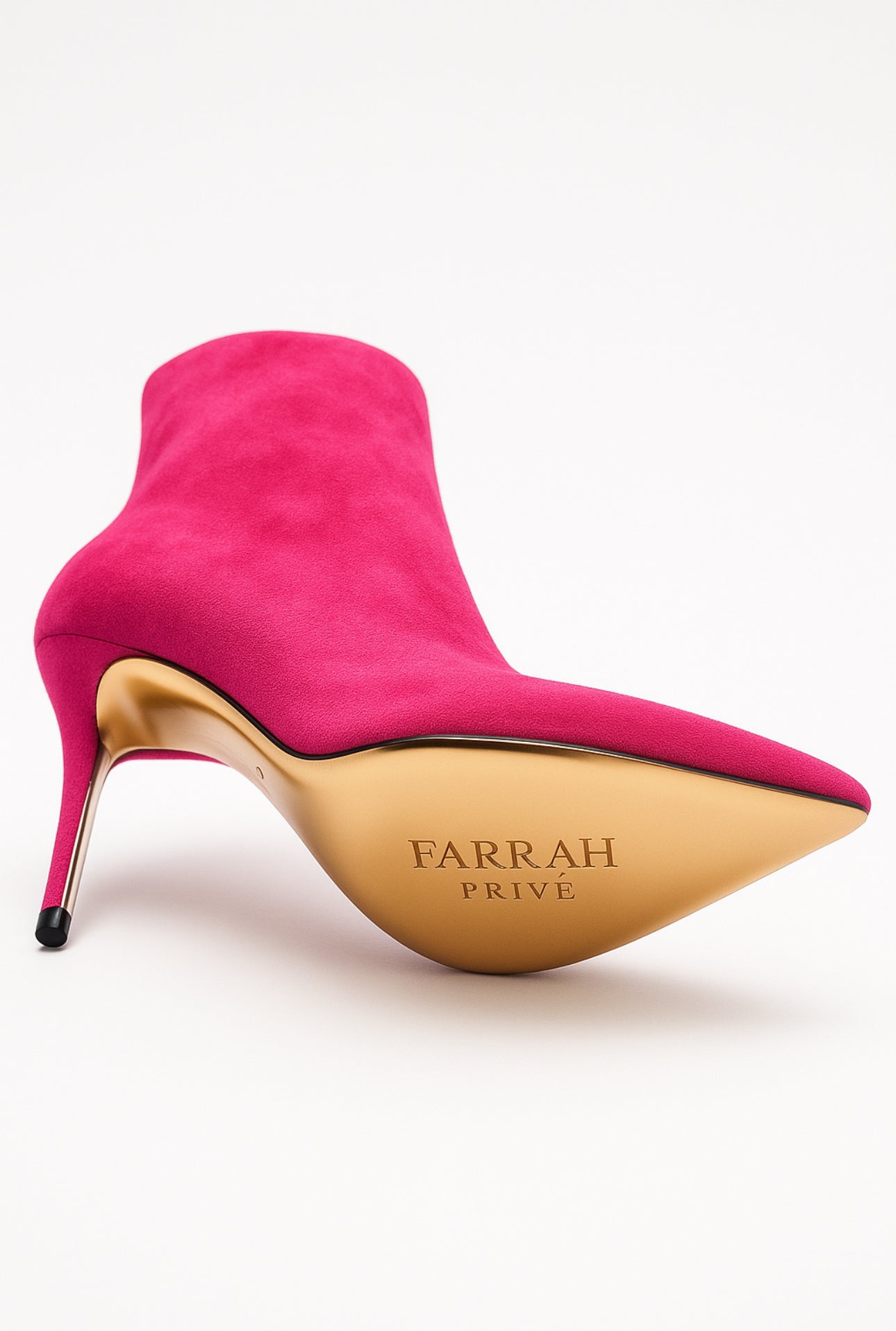 The Gilded Muse Bootie — Fuchsia Edition