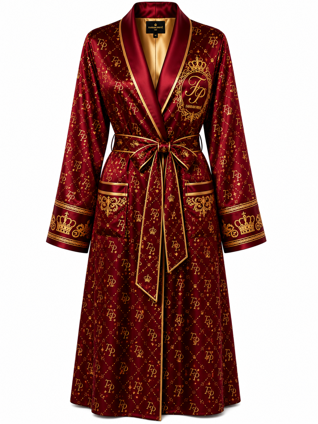 Farrah Privé' Robe – Crimson Dynasty