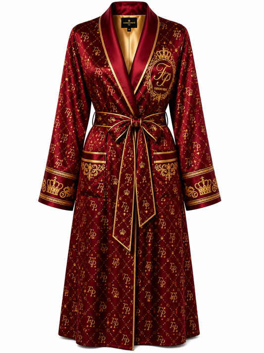 Farrah Privé' Robe – Crimson Dynasty