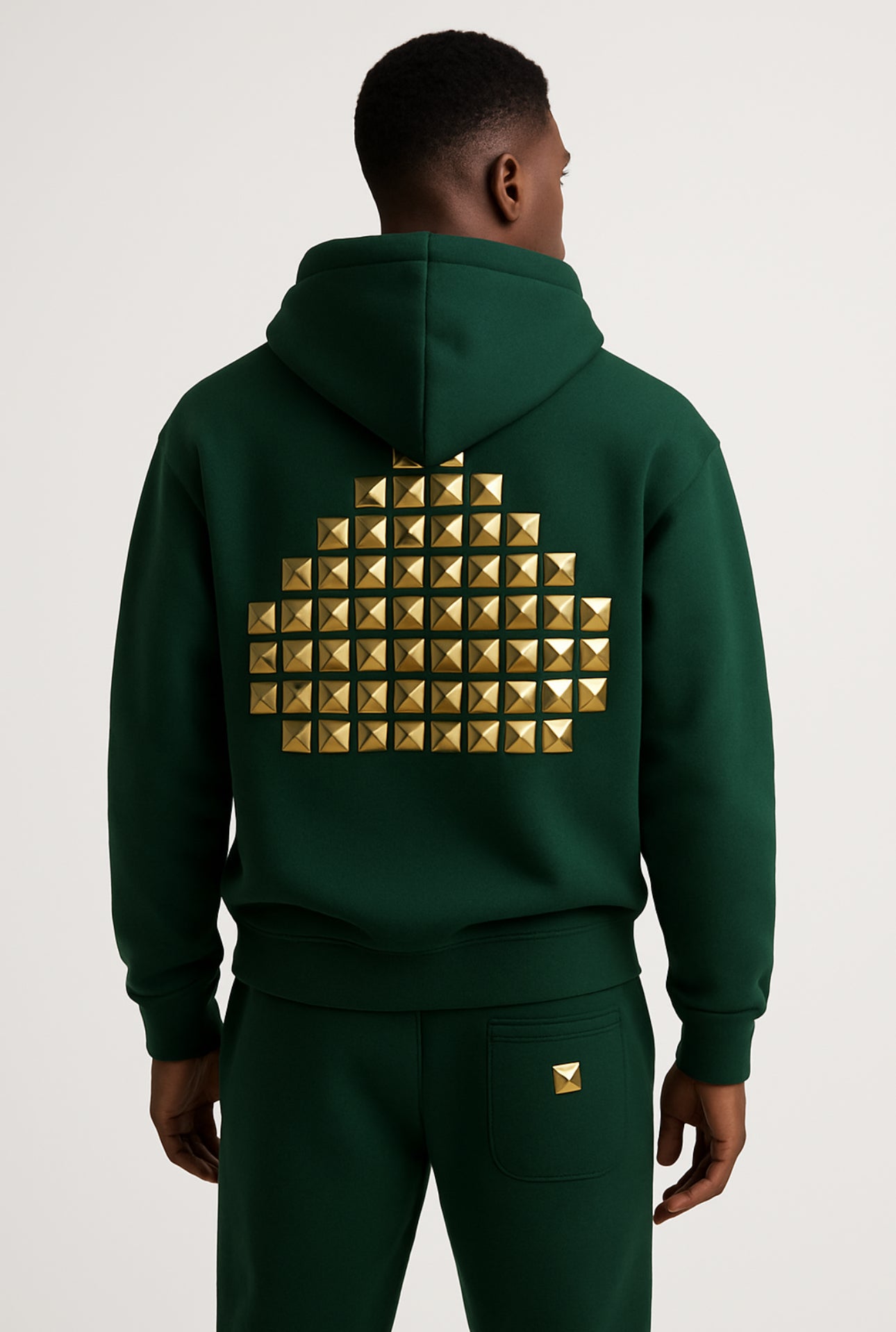 The Dynasty Elite Jogger Set — Emerald Luxe & Royal Gold