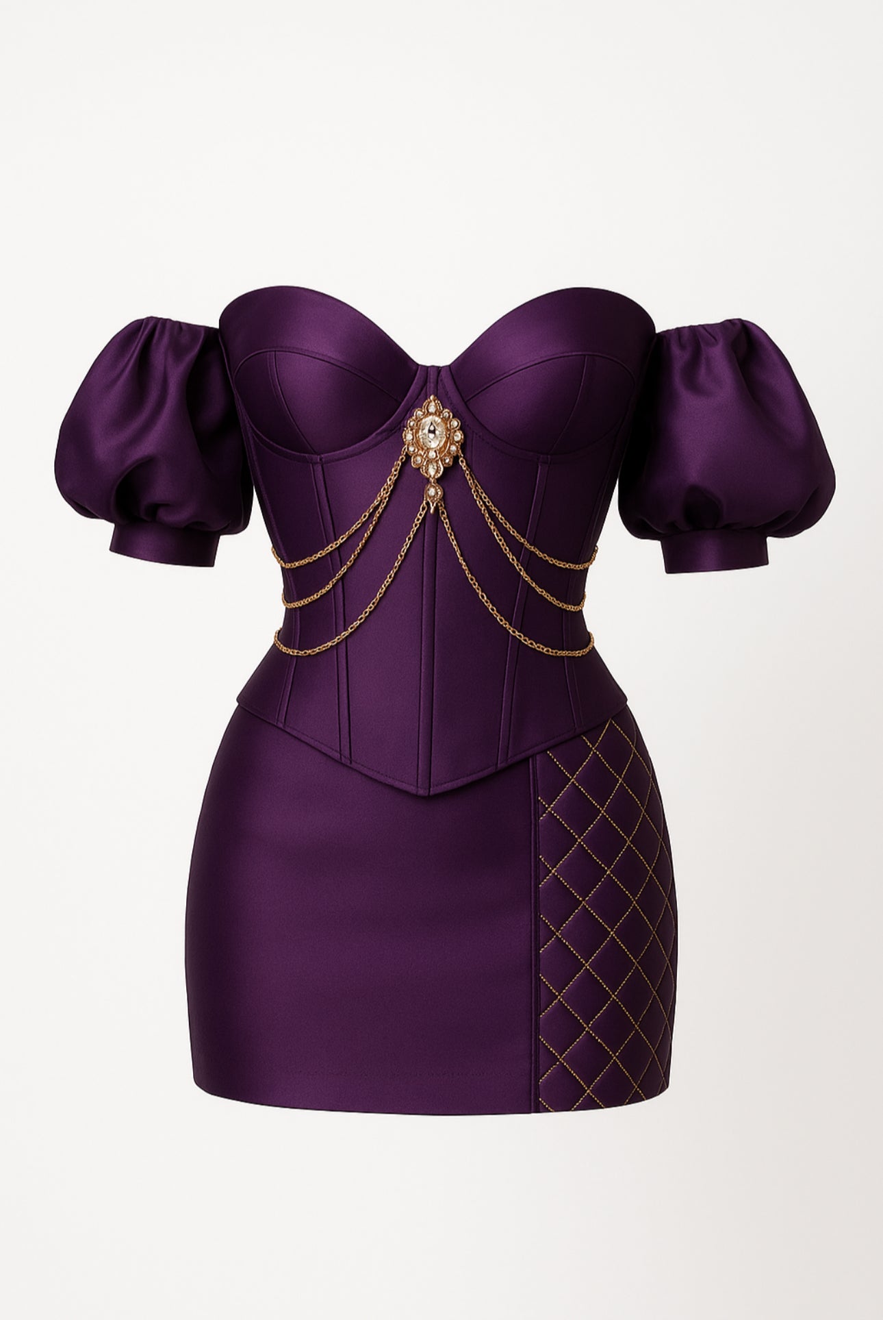 Farrah Privé™ Dynasty Chain Corset Mini