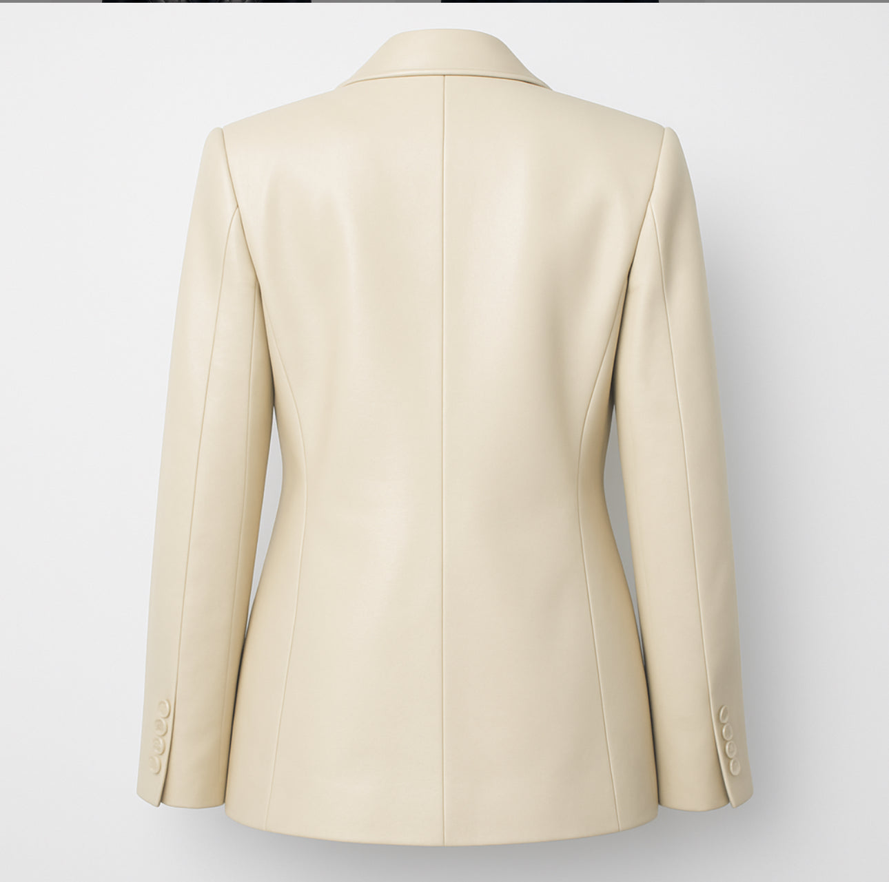 Farrah Privé Blazer – Sculpted Gold Edition (Crafted to Order)