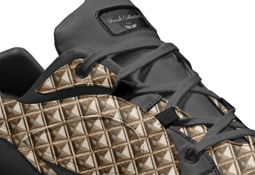 Farrah black studded performance sneaker