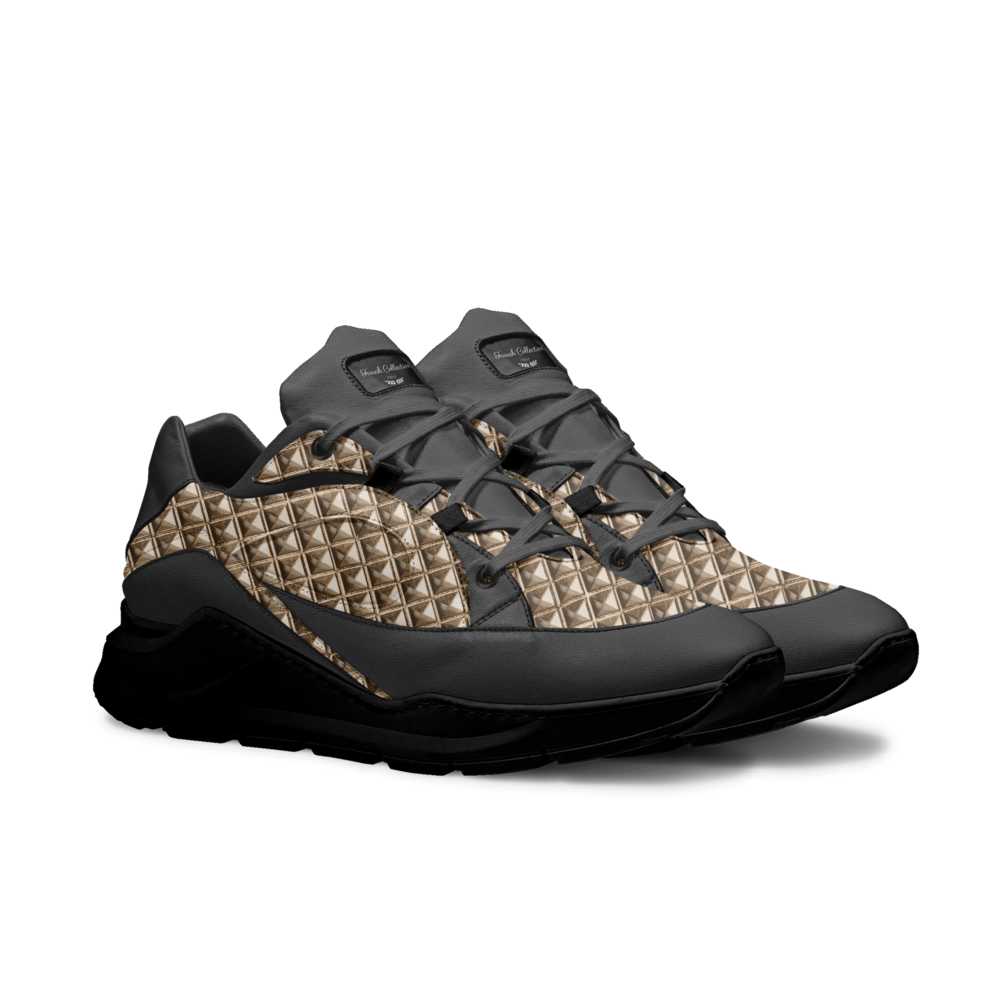 Farrah black studded performance sneaker