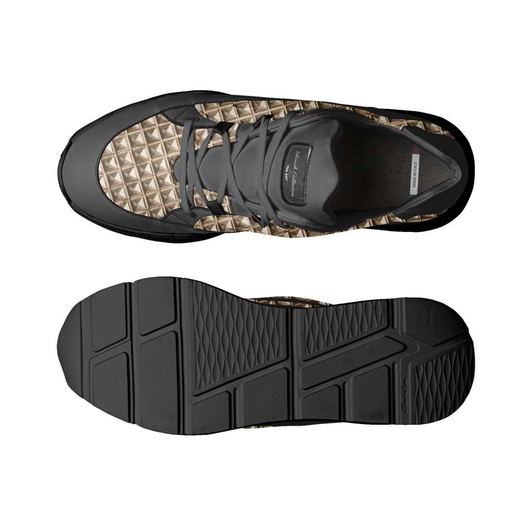 Farrah black studded performance sneaker