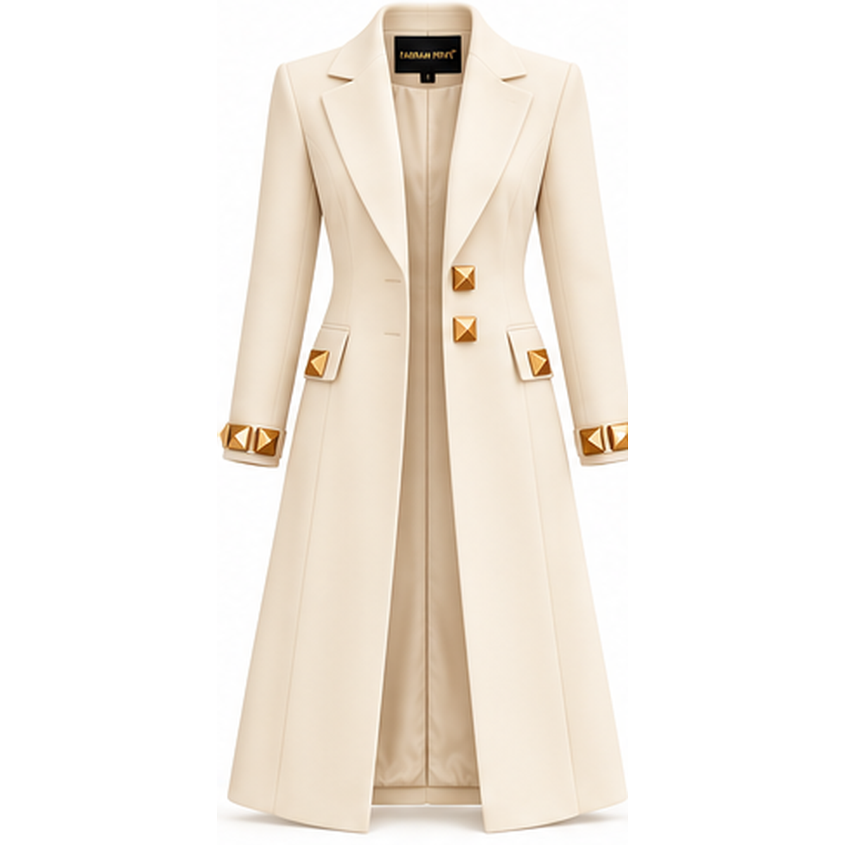 Farrah Privé™ Ivory Pyramid Signature Tailored Coat
