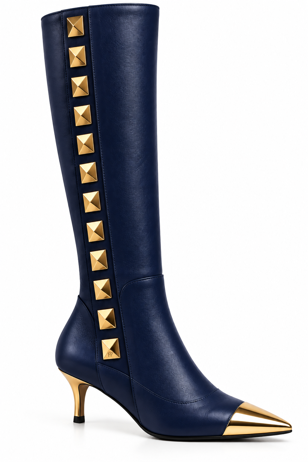Farrah Privé™ Navy Signature Point Heel Boot