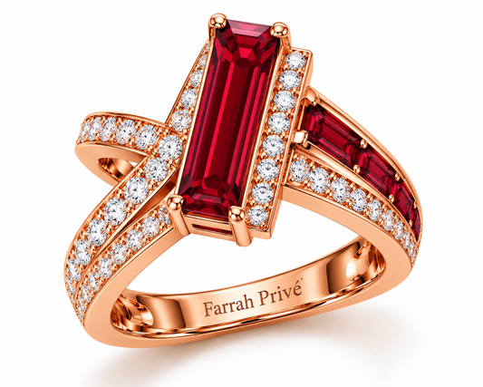Farrah Privé™ Ruby Architectural Signature Ring