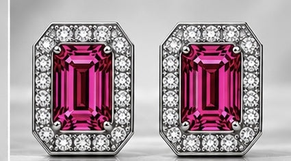 Farrah Privé™ Multicolor Signature Stud Earrings — Silver