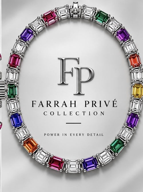 Farrah Privé™ Multicolor Signature Necklace — Silver