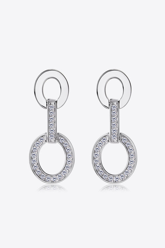 Moissanite 925 Sterling Silver Earrings